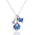 Coastal Blue Crab Necklace