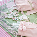 Case-Mate Mahjong Jelly Tote Set: Ballet Pink Bow