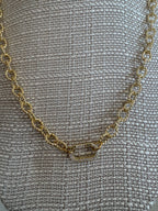 Alexis Necklace with Blair Carabiner 18"