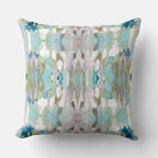 Layla Decorative Abstract Modern Art Throw Pillow: 18x18