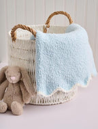 Scallop Chenille Baby Blanket