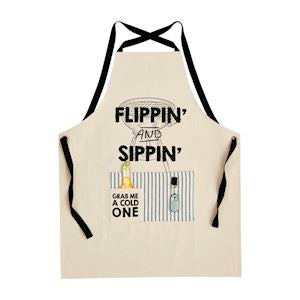 Flippin' & Sippin' LIGHT UP OPENER APRON