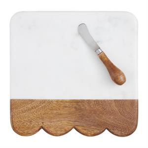 Scallop Board/Marble Set