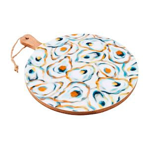 OYSTER ENAMEL WOOD BOARD