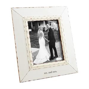 Large Distressed Mr. & Mrs. Frame