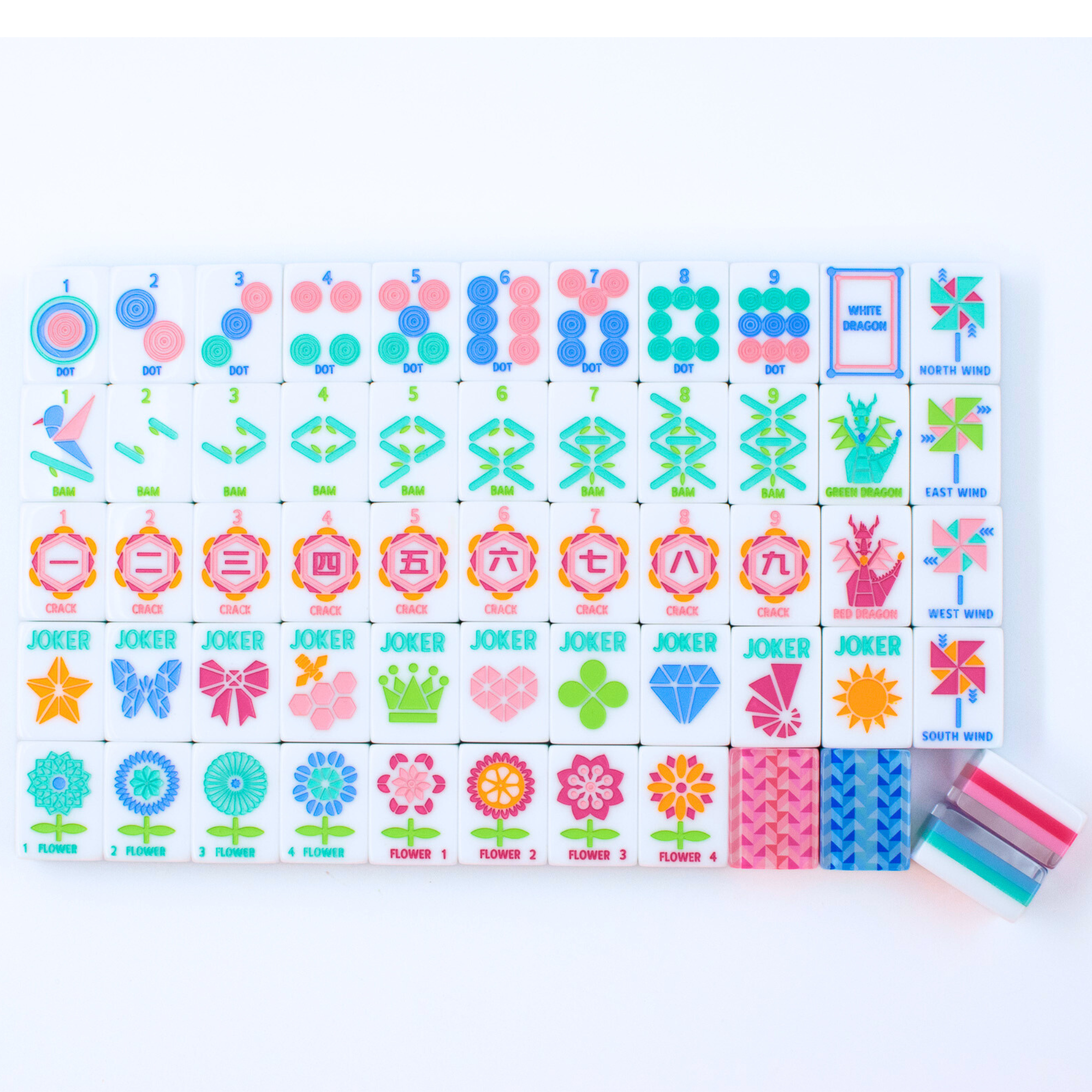 Mahjong Crystal Prism Blue