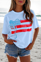 Fancy Flag Tee - White