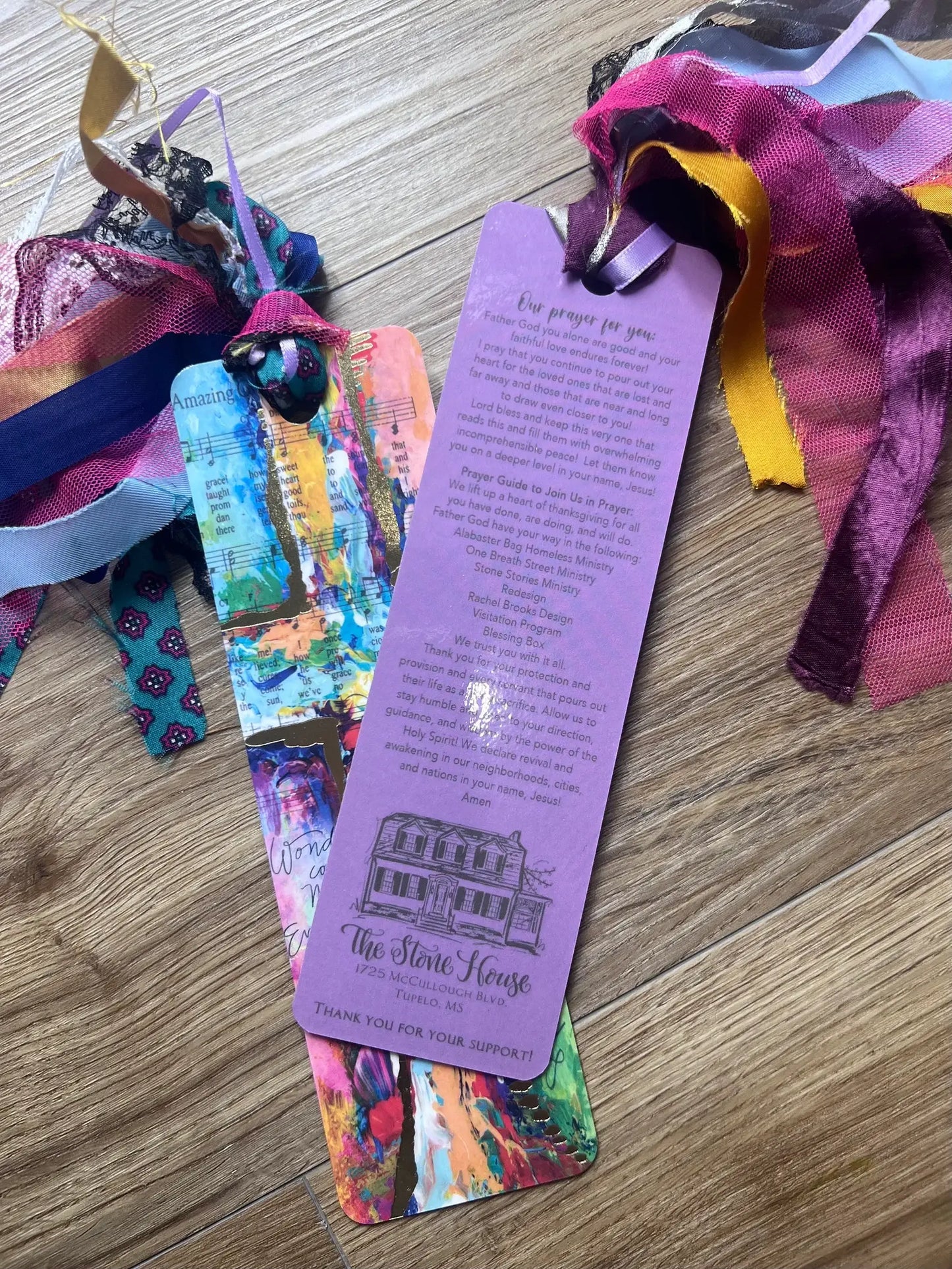 Scripture Cross Tassel Bible Bookmark