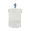 Seahorse Glass Icon Canister