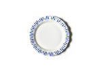 Iris Blue Drop Ruffle Dinner Plate