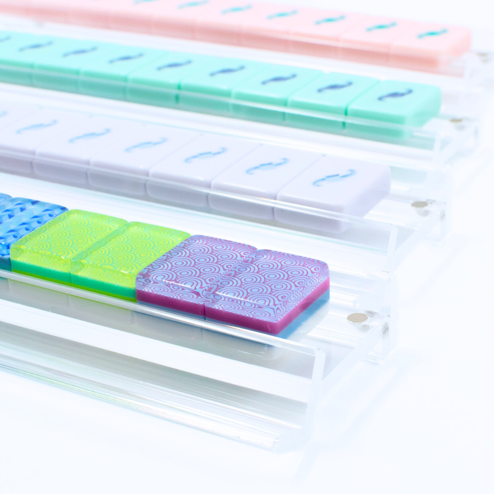 MAHJONG RACKS-Solid Macaron Purple