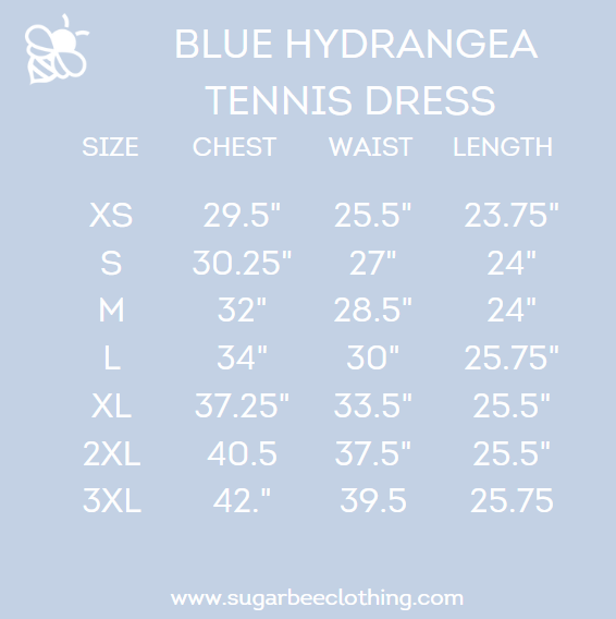 Hydrangea Tennis Dress