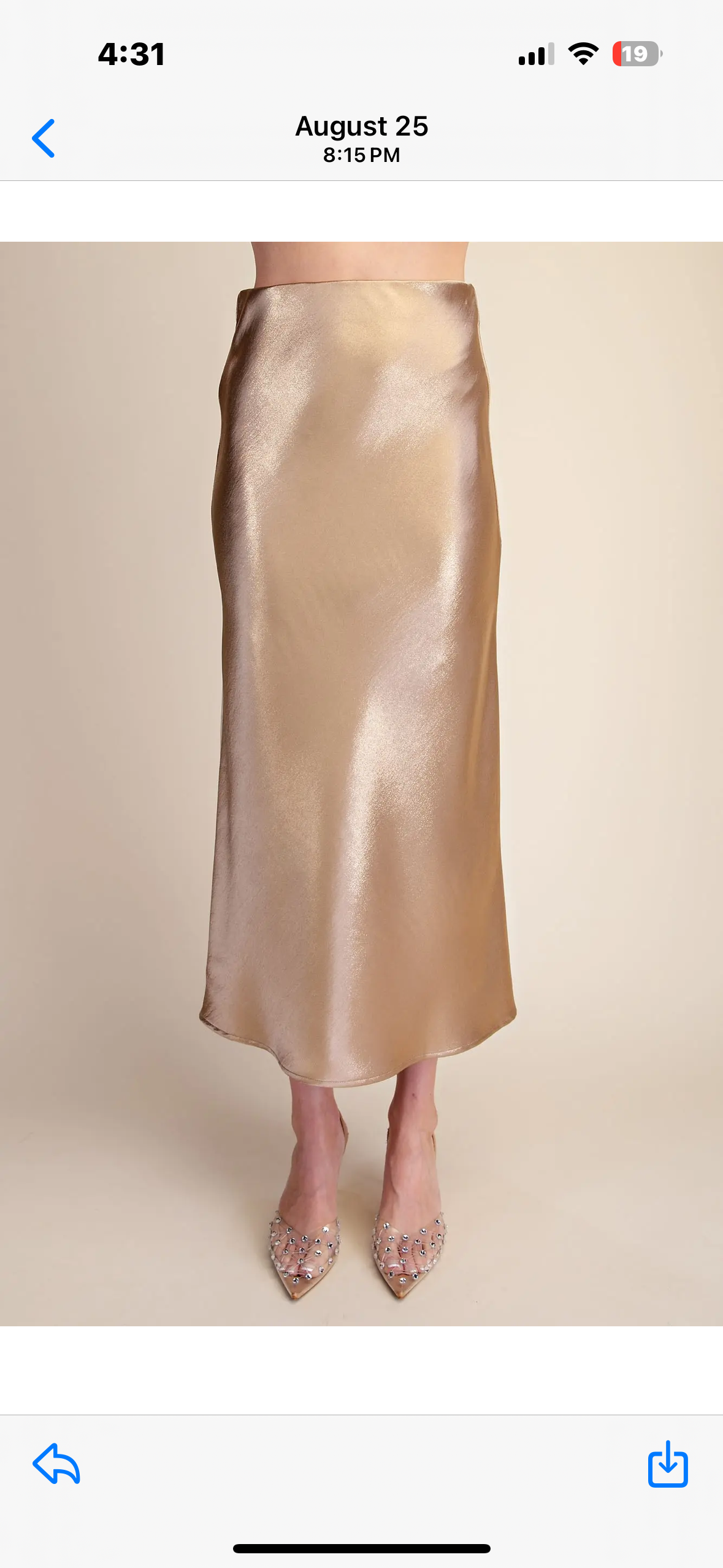 Gold Leaf Skirt