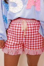 Pink Ruffle Shorts