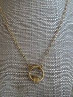 Christie Necklace with Round Bella 20"