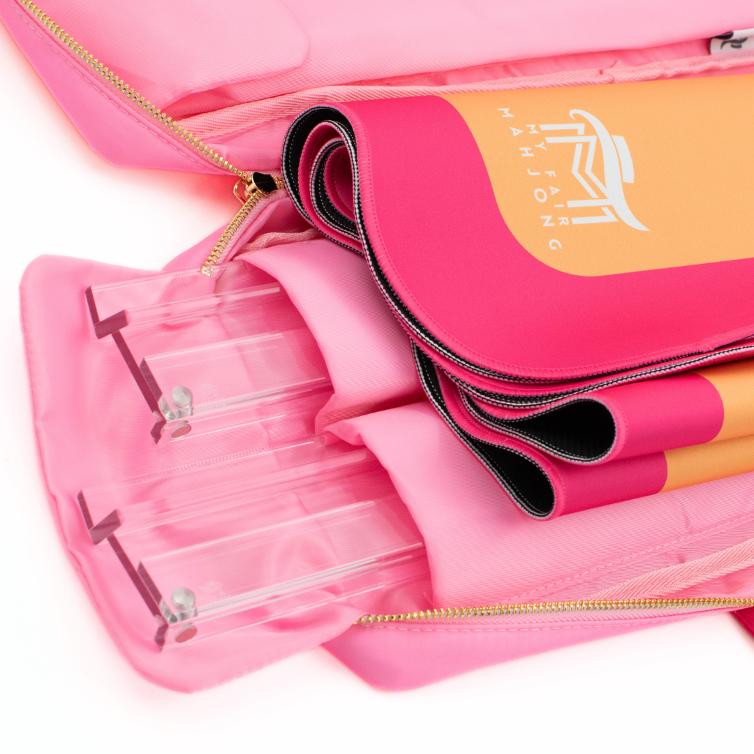 MAHJONG RACKS - Solid Macaron Pink