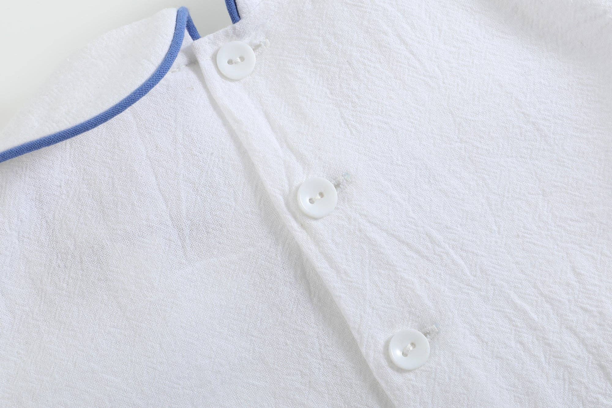 White Collared Set