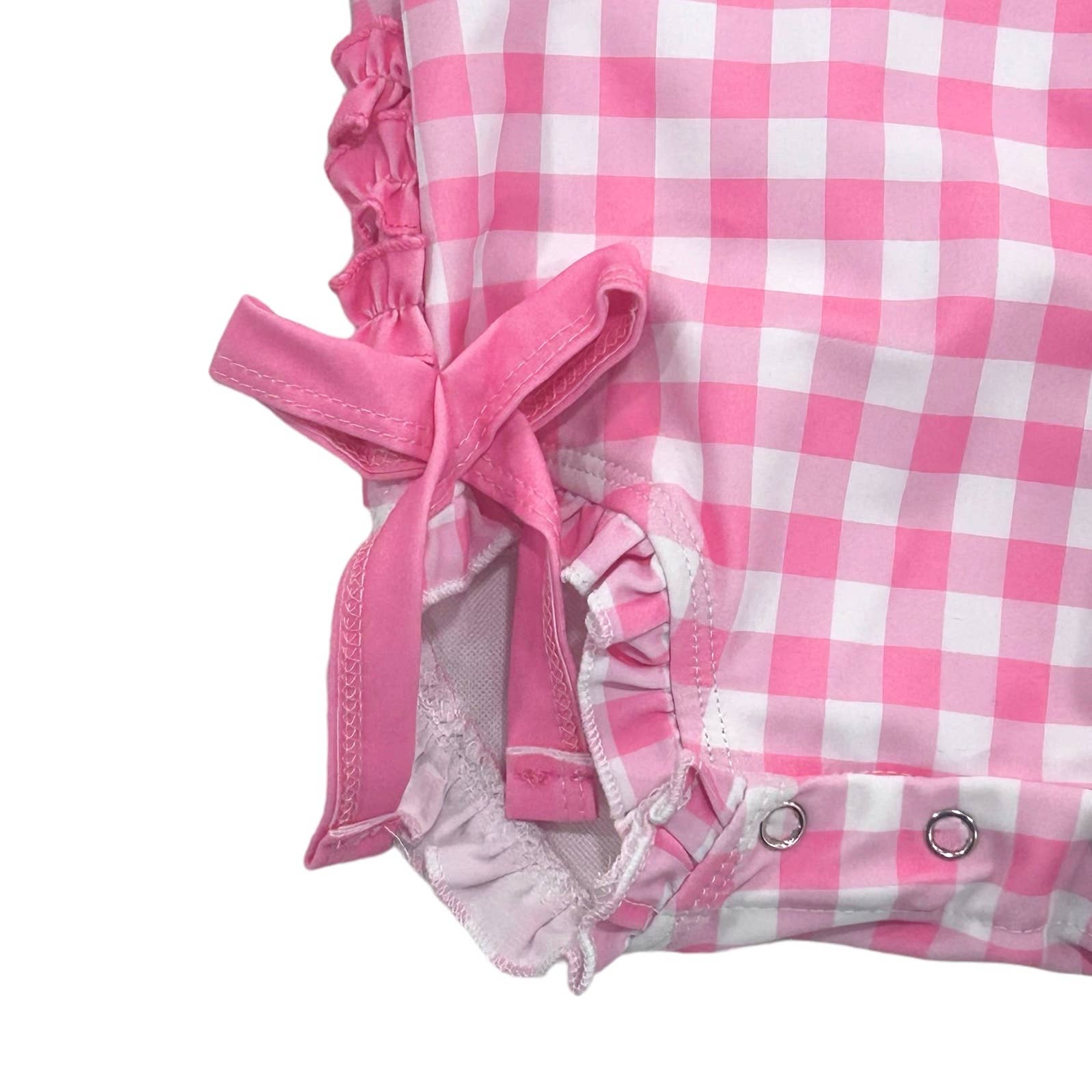 Pink Gingham Swim
