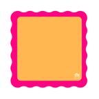 Mahjong Mat- Blue Scallop Color Wave