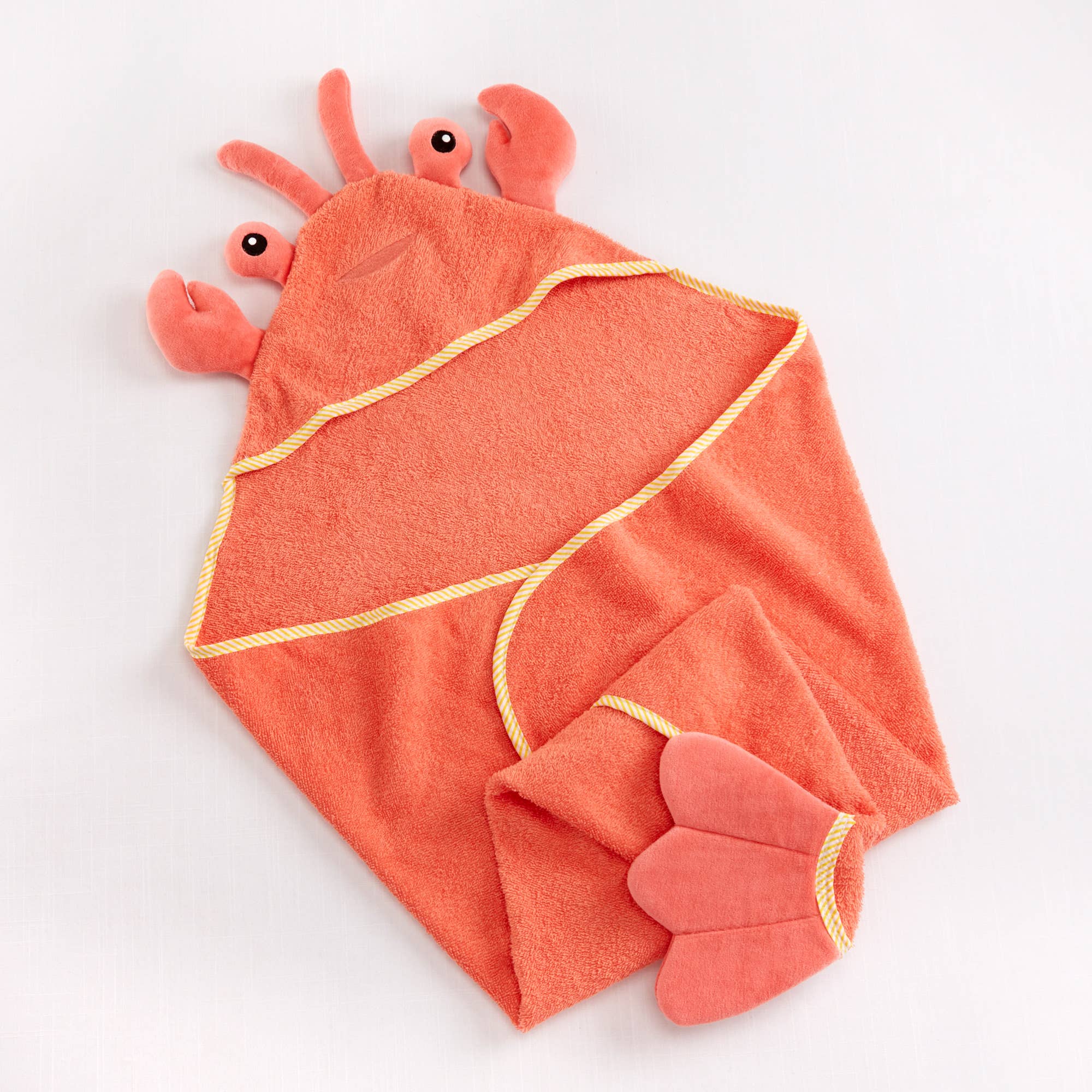 Lobster Laughs Lobster Hooded Towel