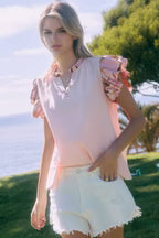 Striped Printed Blouse