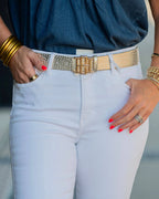 Signature Belt -Gold