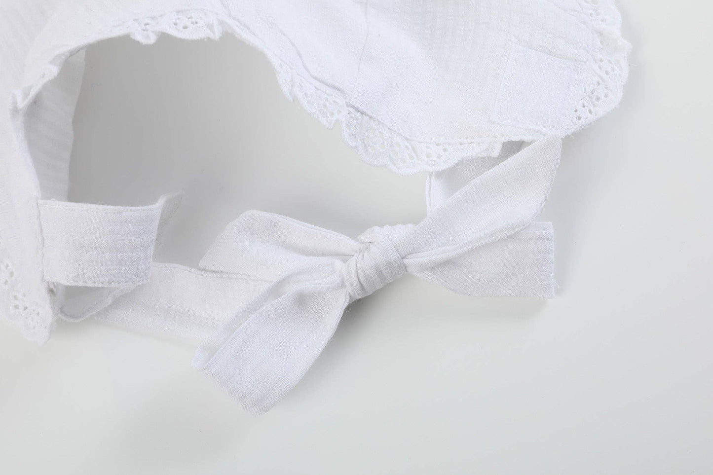 White Summer Bonnet