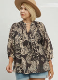 Paisley After Dark Top