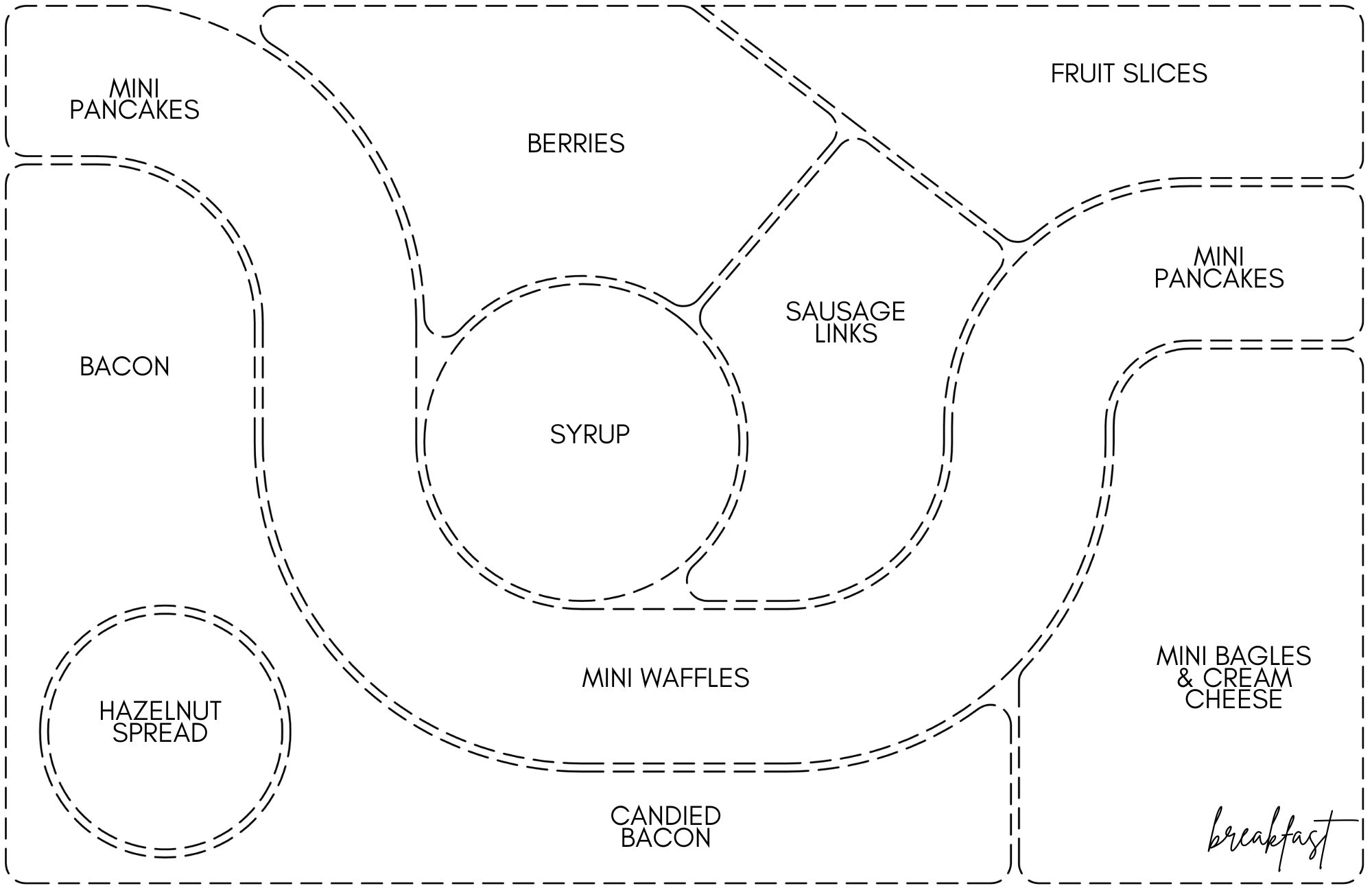 Taylor Gray CHARCUTERIE MAP insert set of 10