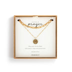 Wrapped in Prayer Layer Necklace - Gold