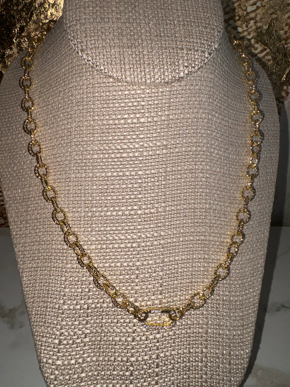 Alexis Necklace with Blair Carabiner 18"