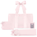 Case-Mate Mahjong Jelly Tote Set: Ballet Pink Bow