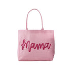 Mama Sparkle Tote Bag (Pink, Blue, White)