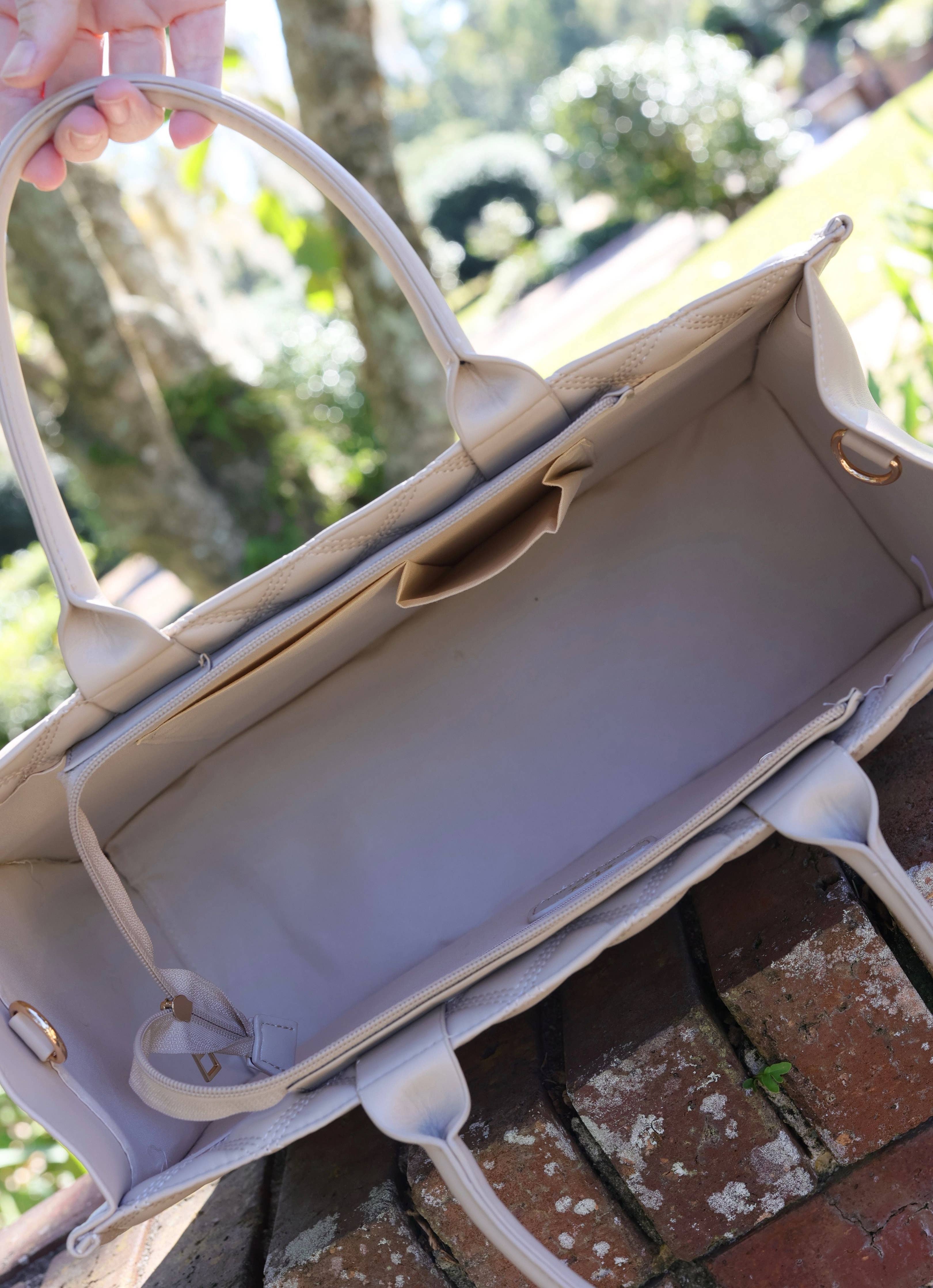 Niall Quilted Tote