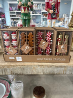Christmas Mini Taper Candles