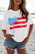 Fancy Flag Tee - White