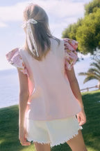 Striped Printed Blouse