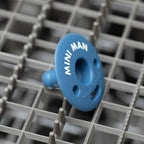 Mini Man Bubbi™ Pacifier: Blue