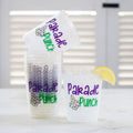 Parade Punch Party Cups   Gold/Purple/Green/Yellow   16oz   Set of 10