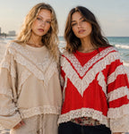 Lace Me Lovely Sweater
