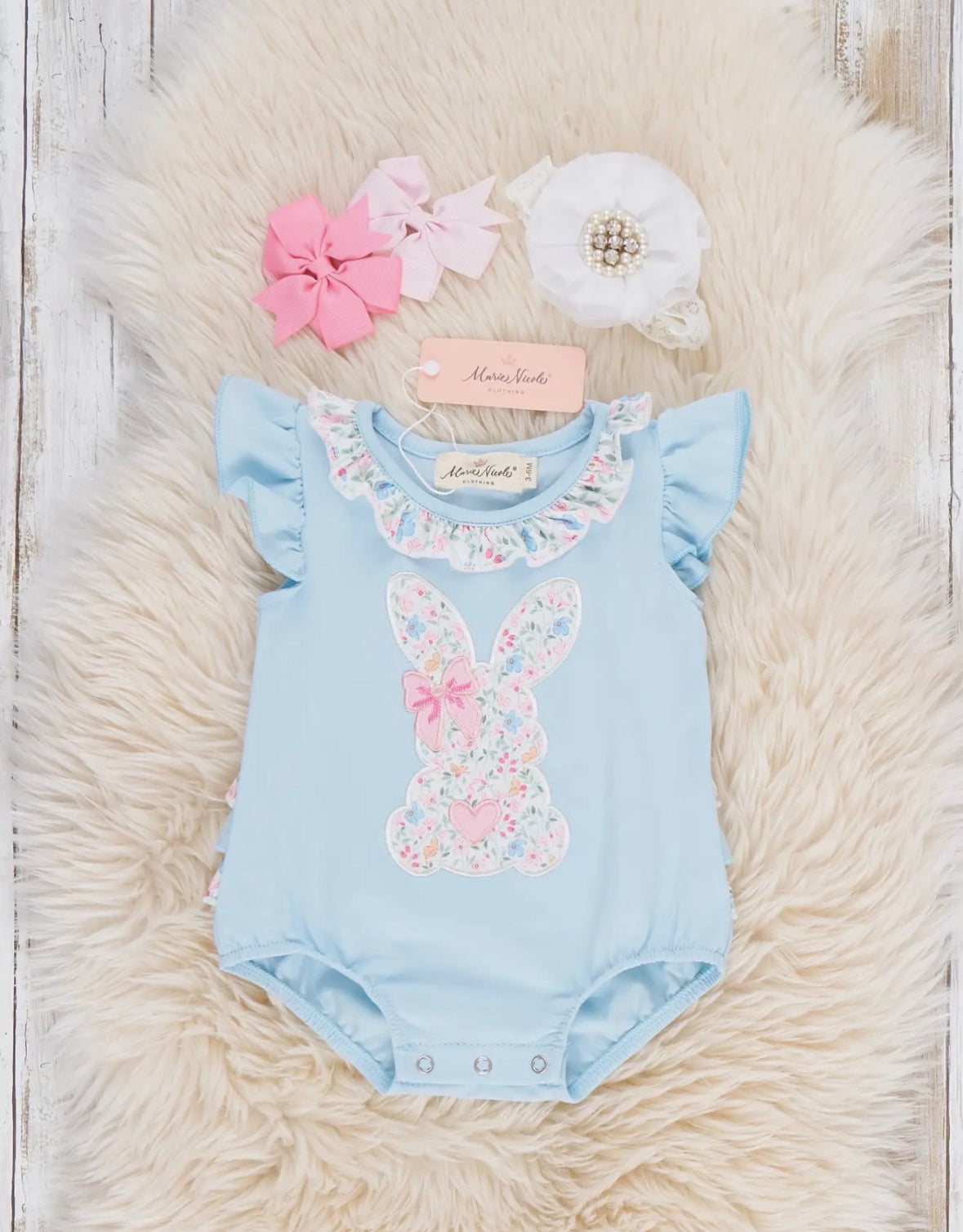 Floral Bunny Flutter