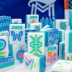 Mahjong Crystal Prism Blue