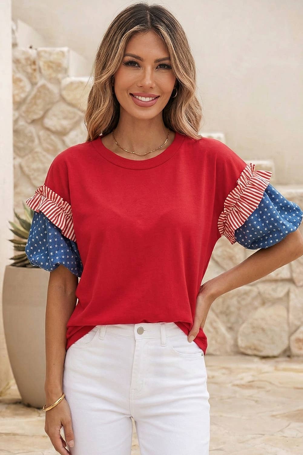 Red, White & You Top