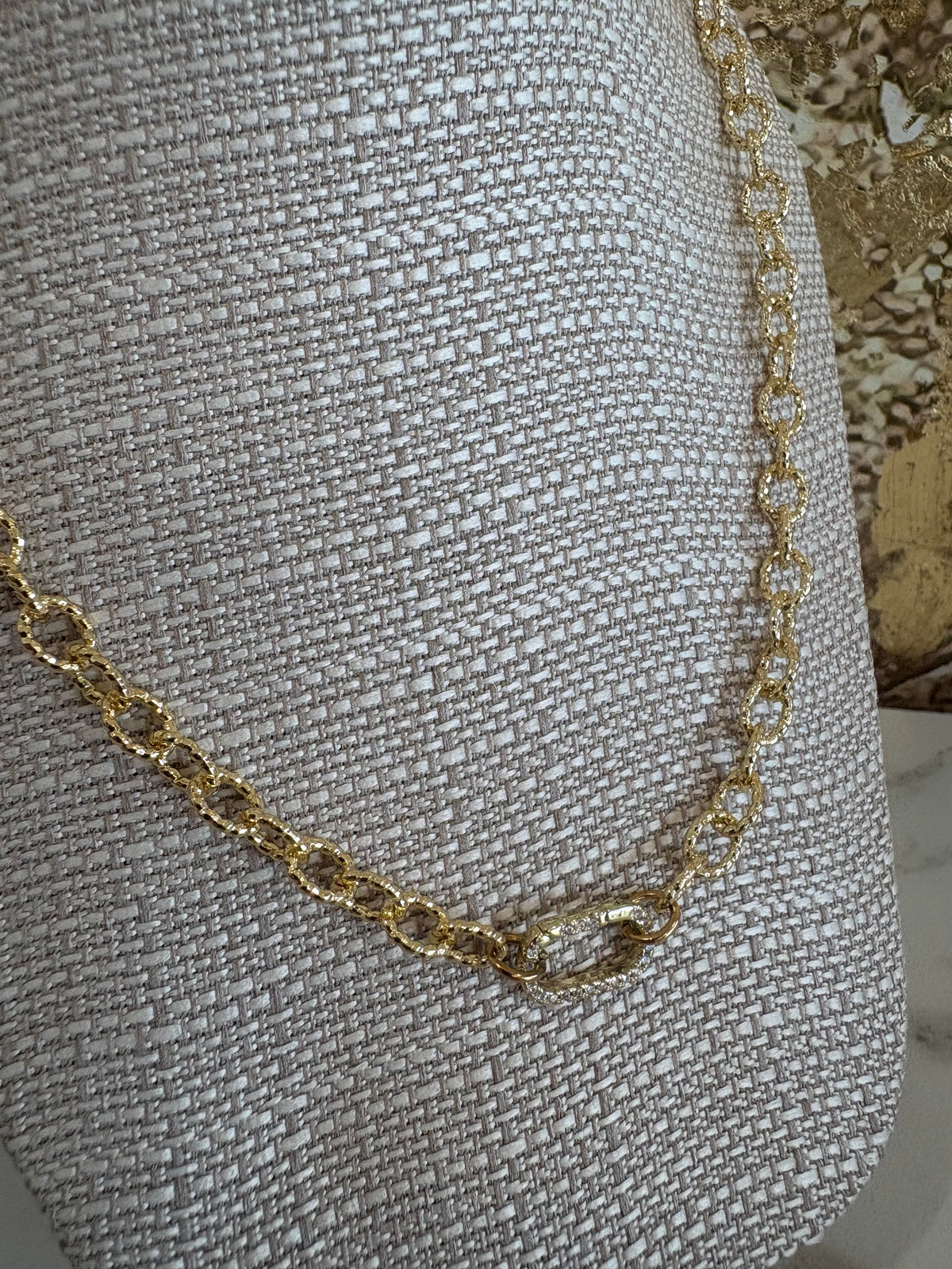 Alexis Necklace with Blair Carabiner 18"