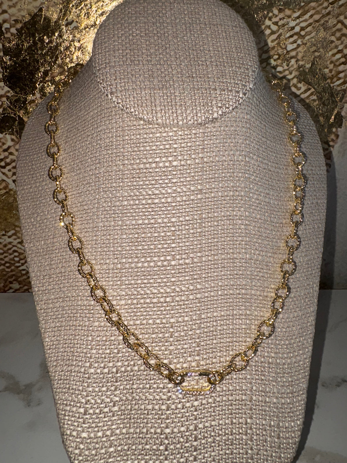 Alexis Necklace with Blair Carabiner 18"
