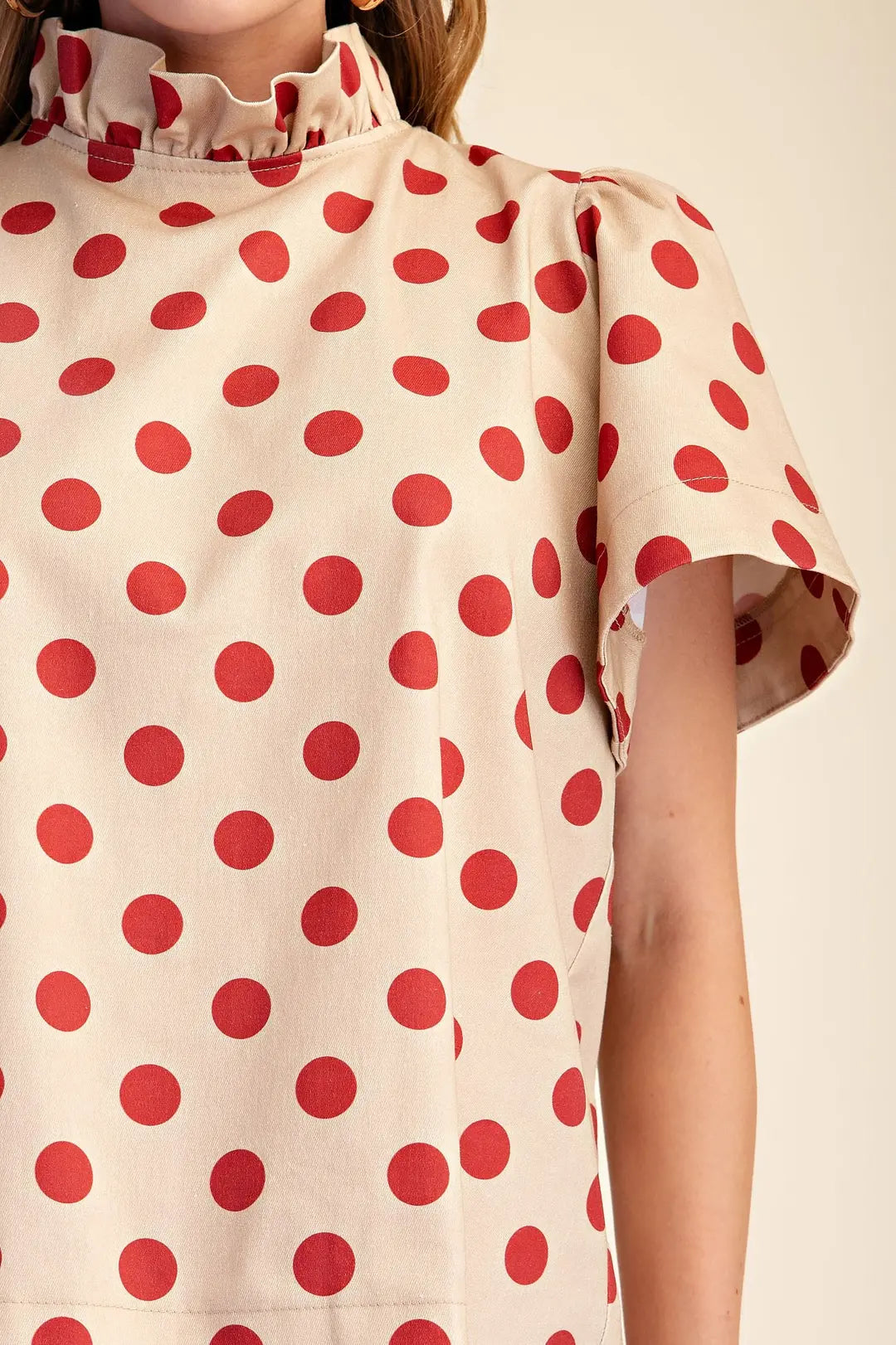 Dot & Tell Bow Blouse - 2 Colors!
