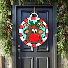 Round Reindeer Hanger