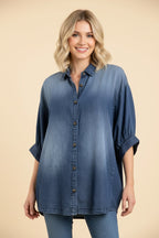 Denim Daydream Plus Size Top