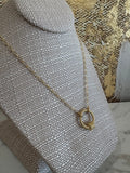 Christie Necklace with Round Bella 20"