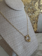 Christie Necklace with Round Bella 20"